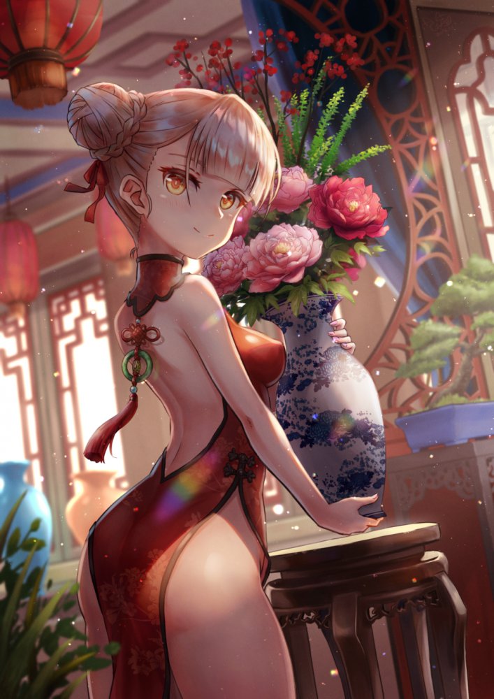 【二次】チャイナ服・チャイナドレスを着た女の子の画像　その１２